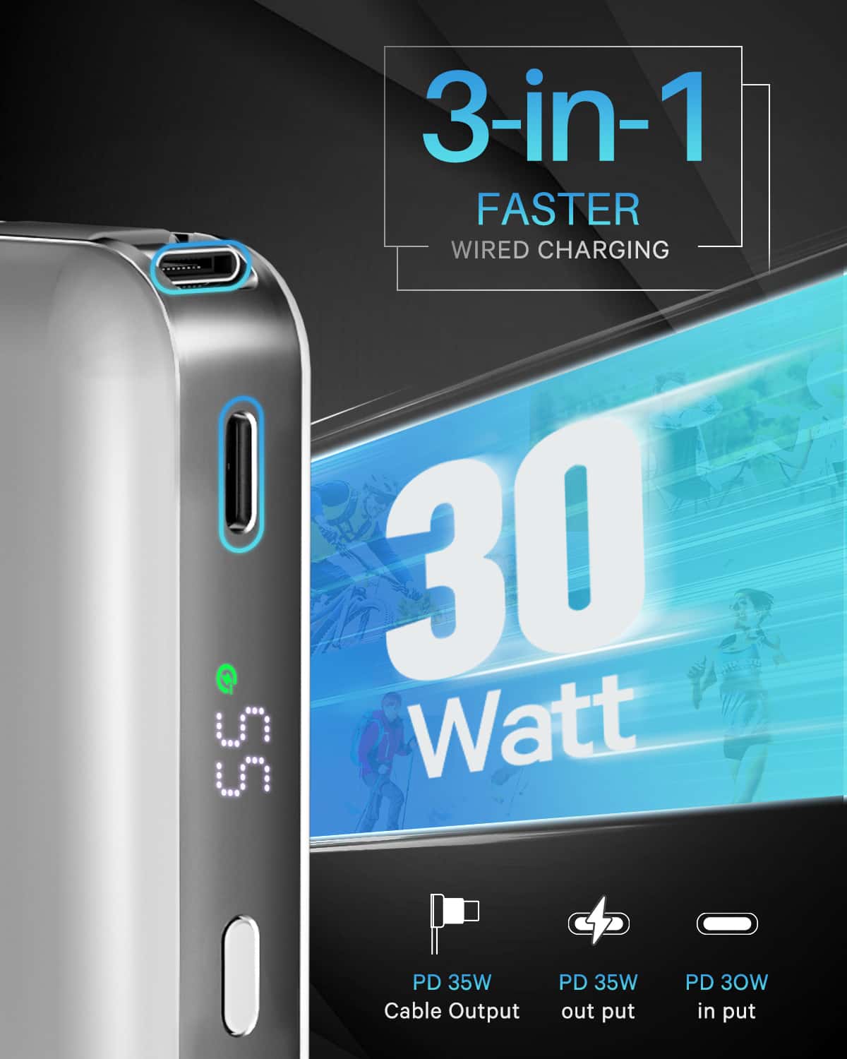 QI2 Travel Magnetic Wireless Power Bank