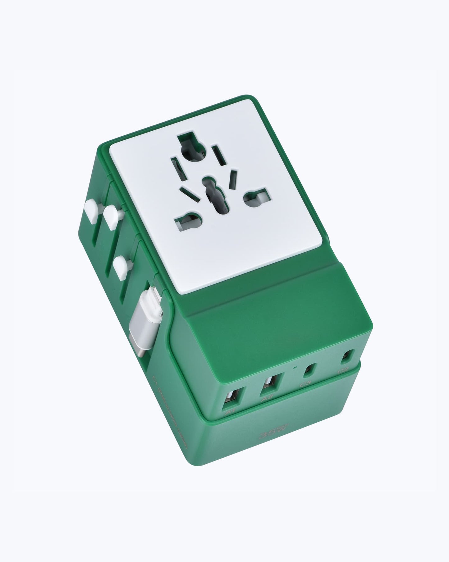 DOACE FC-T35C | 3USB-C+2USB-A 35W GaN PD&QC3.0 Travel Adapter