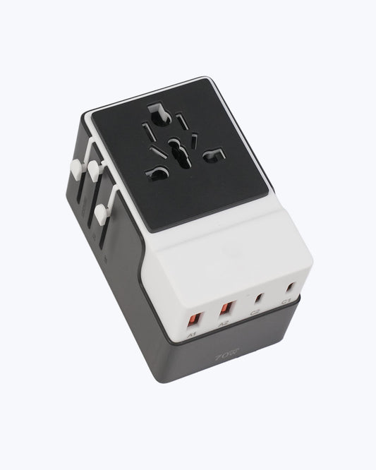 DOACE FC-T70 | 2USB-C+2USB-A 70W GaN PD | QC3.0 Travel Adapter