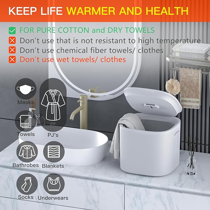 DOACE® Medium Size Towel Warmer Bucket