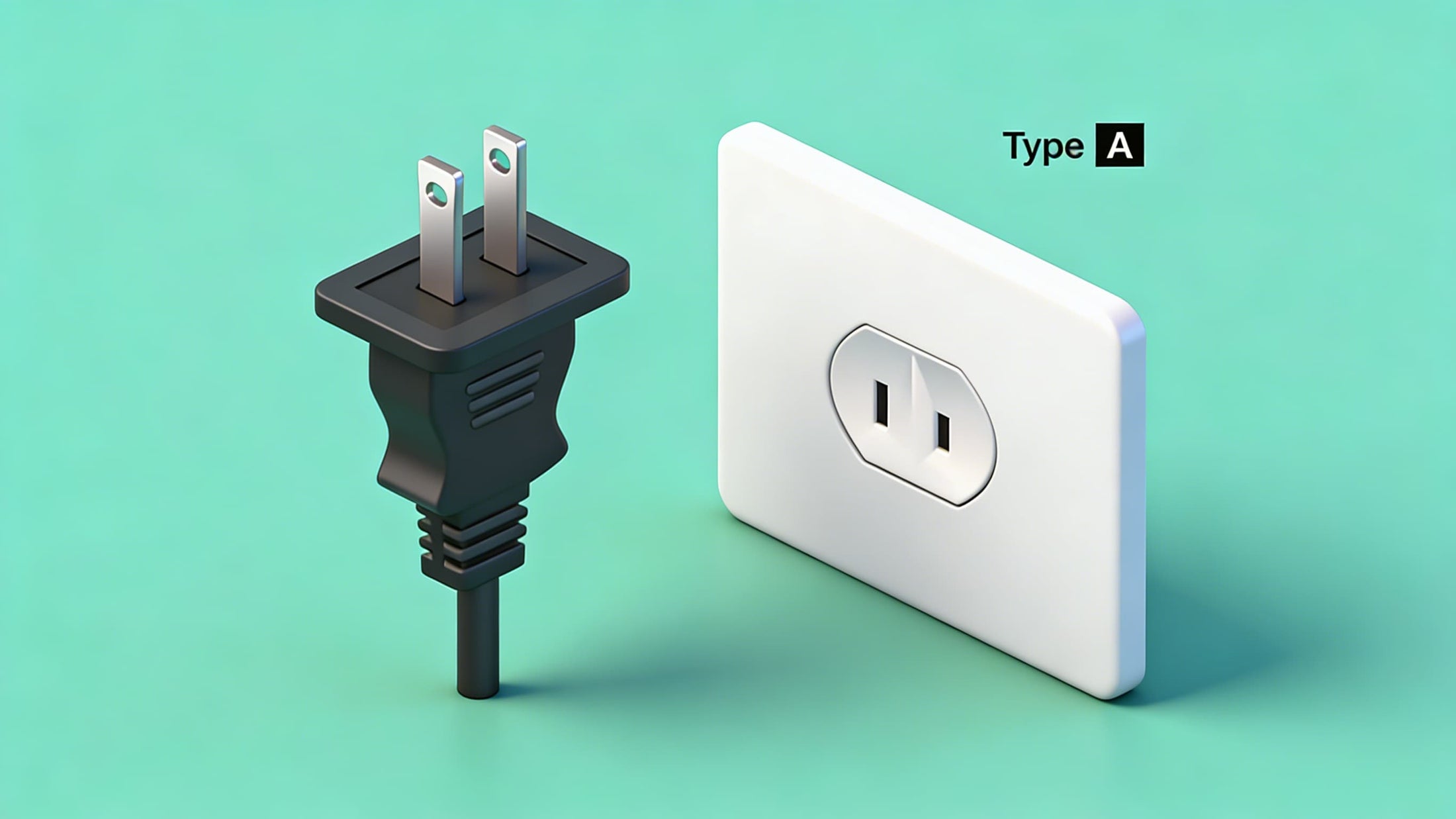 Type A plug and socket reference