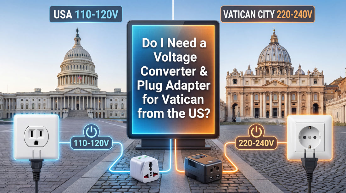 Do I Need a Voltage Converter & Plug Adapter for Vatican from the US