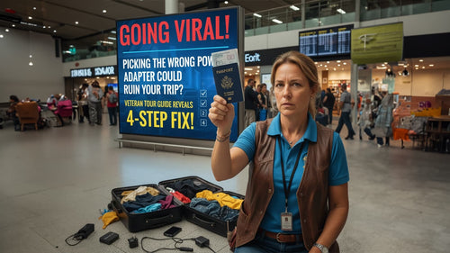 Going Viral! Picking the Wrong Power Adapter Could Ruin Your Trip? Veteran Tour Guide Reveals 4-Step Fix!