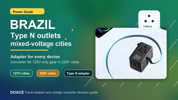 Brazil Type N Outlets and Mixed Voltage Cities: Adapter or Converter?