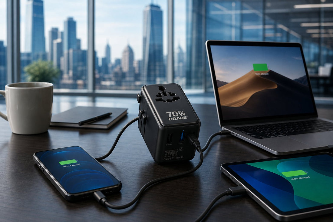 How Do I Charge My Laptop, Phone, and Tablet Overseas with One Adapter?