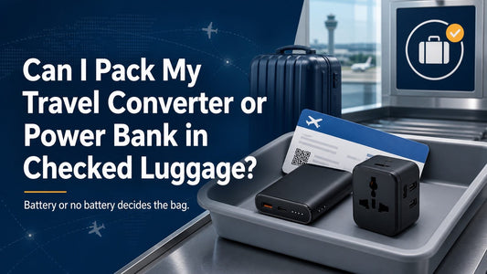 Can I Pack My Travel Converter or Power Bank in Checked Luggage?
