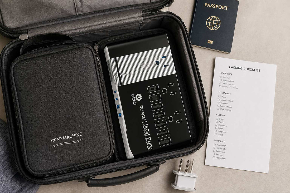 What Is the Complete CPAP Checklist Before an International Flight?