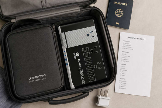 What Is the Complete CPAP Checklist Before an International Flight?