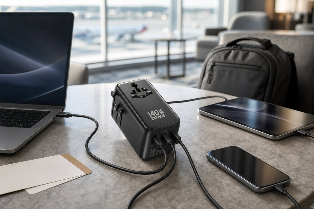 DOACE 70W vs 100W vs 140W GaN Travel Adapter: Which One Do You Need?