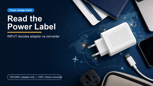 How Do I Read My Device's Power Label Before International Travel?