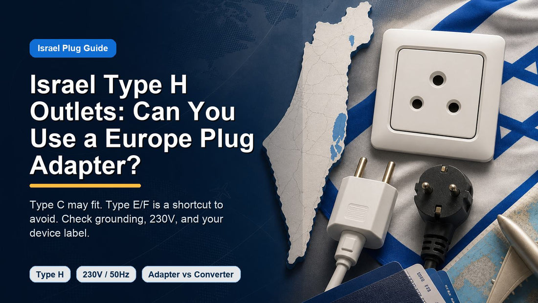 Israel Type H Outlets: Can You Use a Europe Plug Adapter?