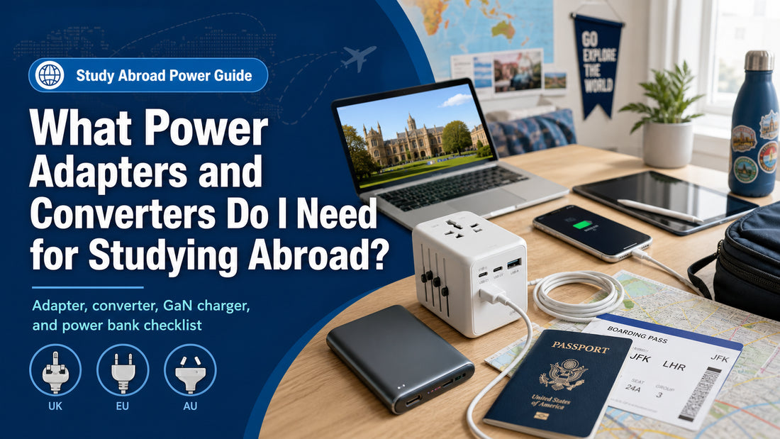 What Power Adapters and Converters Do I Need for Studying Abroad?
