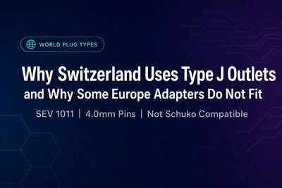 Why Switzerland Uses Type J Outlets—and Why Some Europe Adapters Do Not Fit