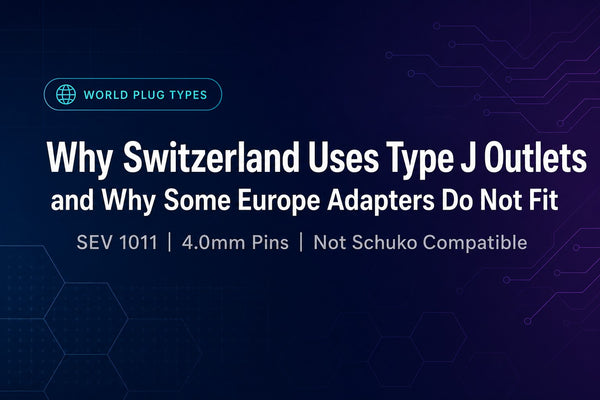 Why Switzerland Uses Type J Outlets—and Why Some Europe Adapters Do Not Fit