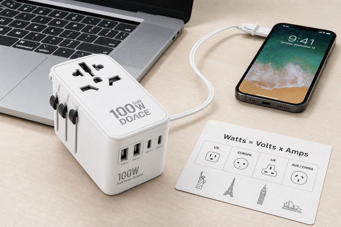Travel Adapter Wattage and Amps: How Much Power Can It Safely Handle?