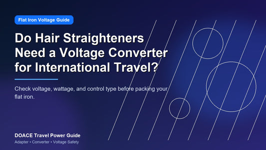 Do Hair Straighteners Need a Voltage Converter for International Travel?