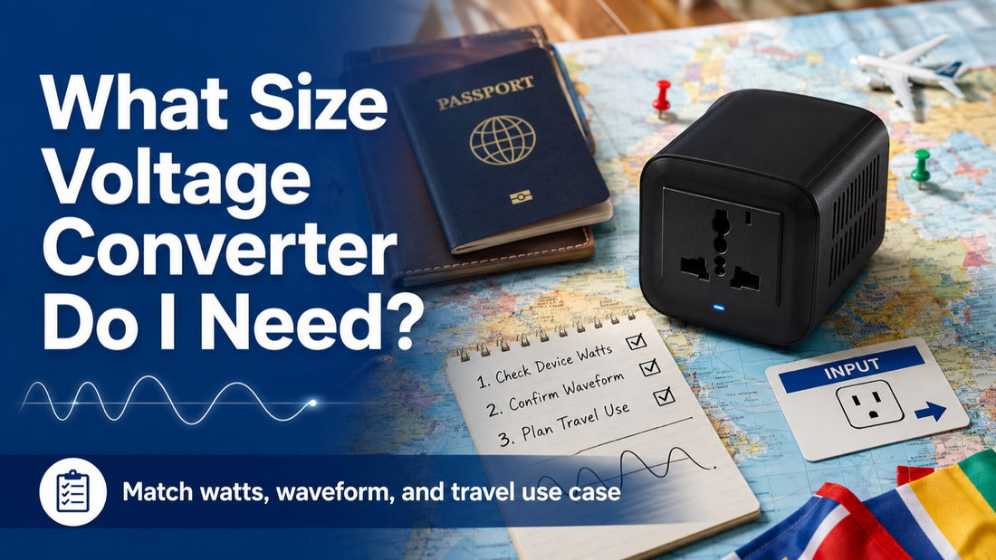 What Size Voltage Converter Do I Need for International Travel?