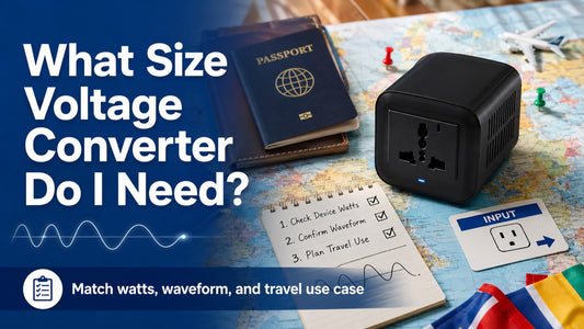 What Size Voltage Converter Do I Need for International Travel?