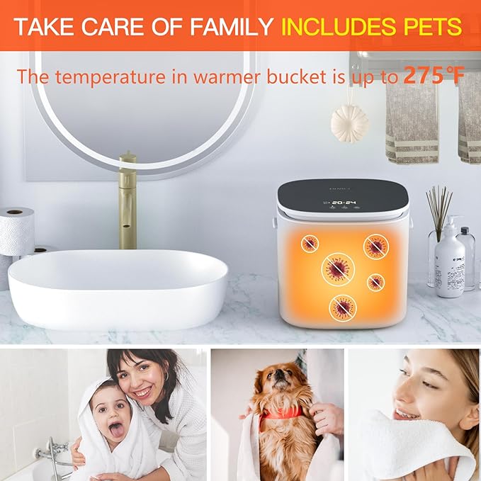 DOACE® Medium Size Towel Warmer Bucket