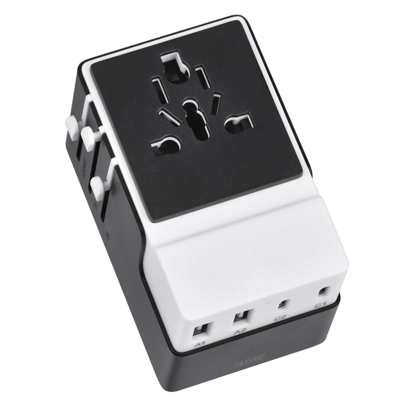 DOACE FC-T35 | 2USB-C+2USB-A 35W GaN PD&QC3.0 Type C Travel Adapter