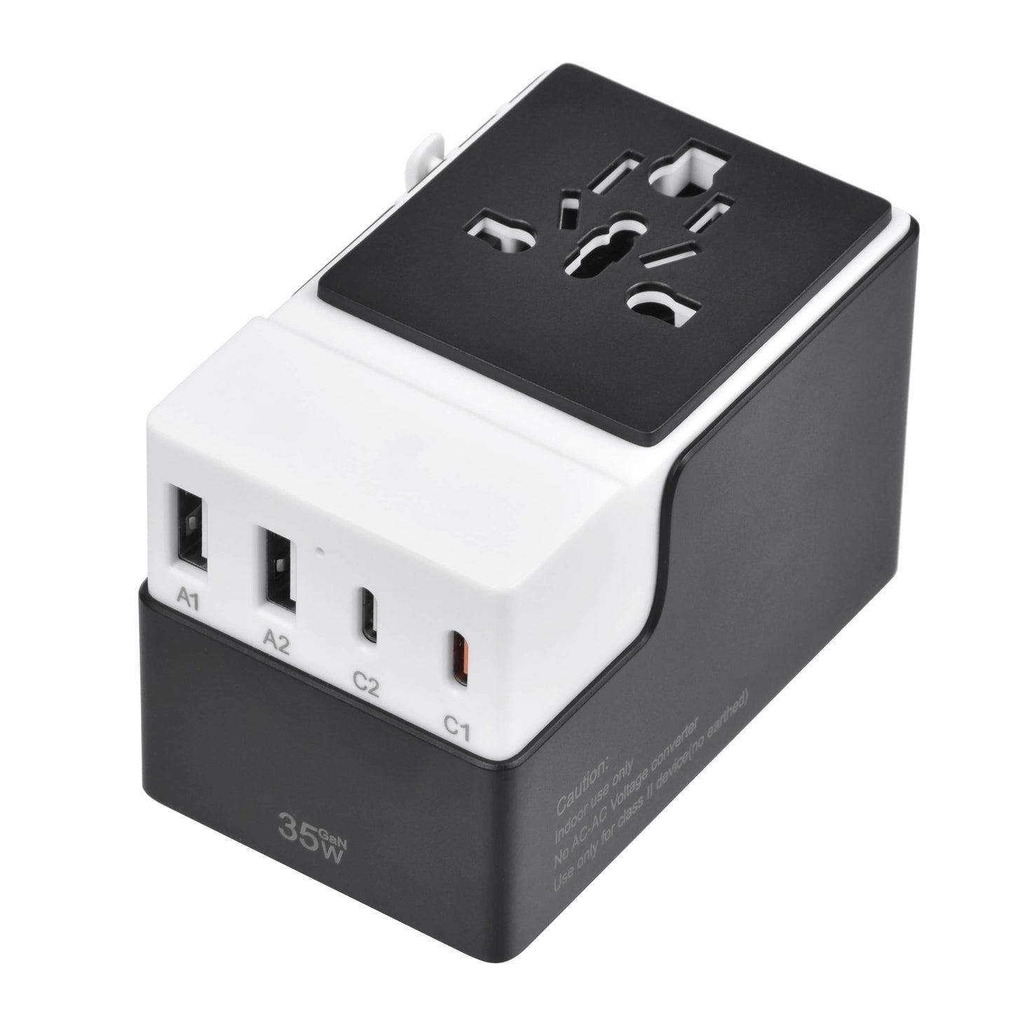 DOACE FC-T35 | 2USB-C+2USB-A 35W GaN PD&QC3.0 Type C Travel Adapter