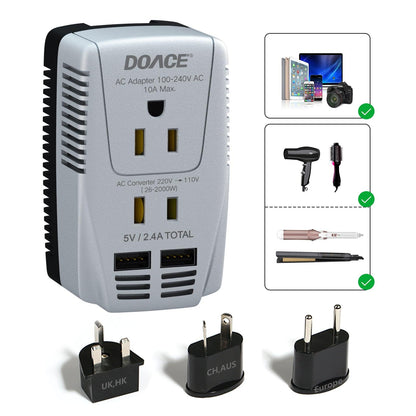 Wholesale DOACE C11 Travel Voltage Converter - DOACE Direct