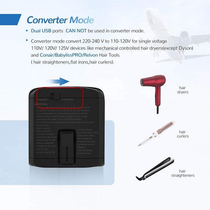 DOACE M11 Travel Voltage Converter - DOACE Direct