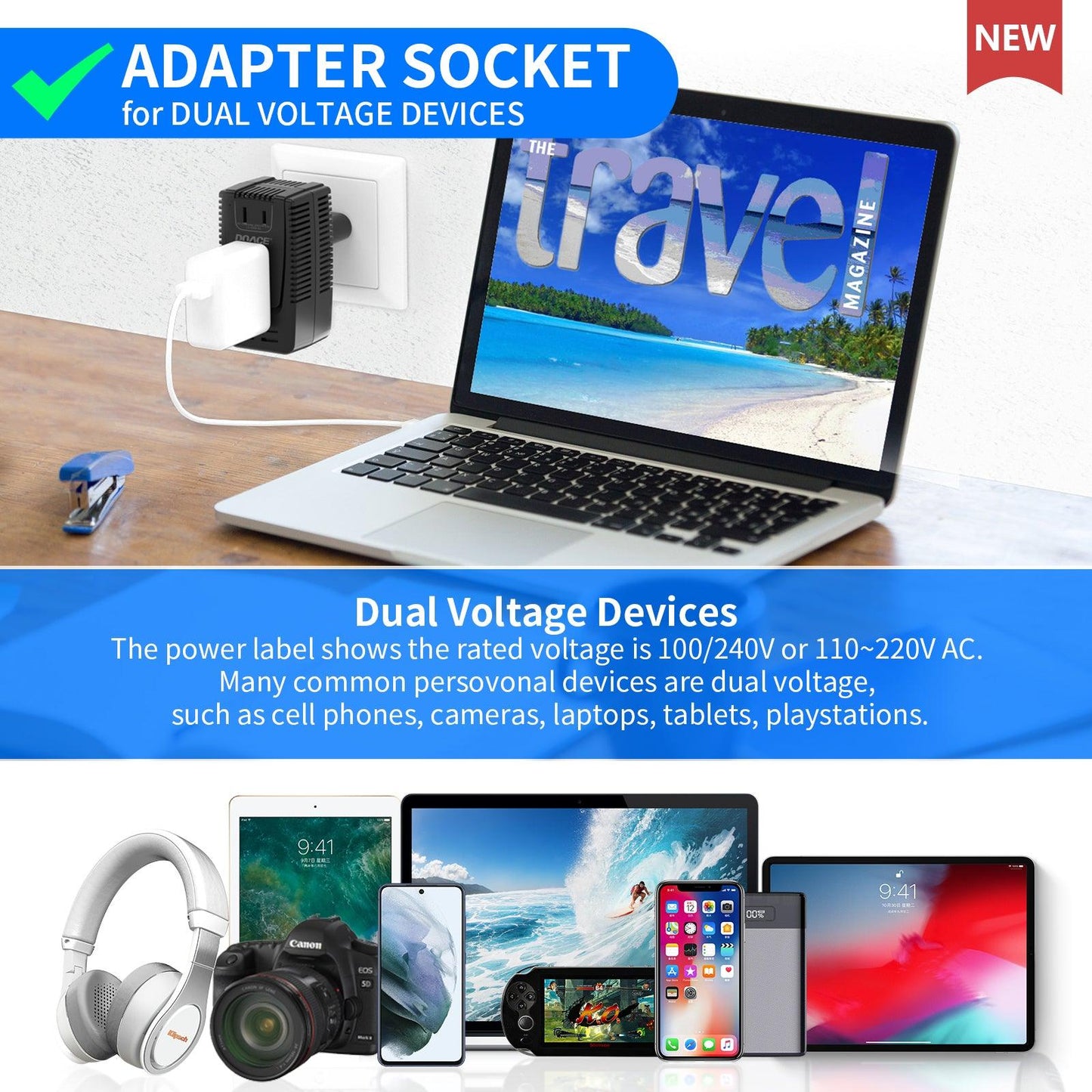 Wholesale DOACE C13 Travel Voltage Converter - DOACE Direct