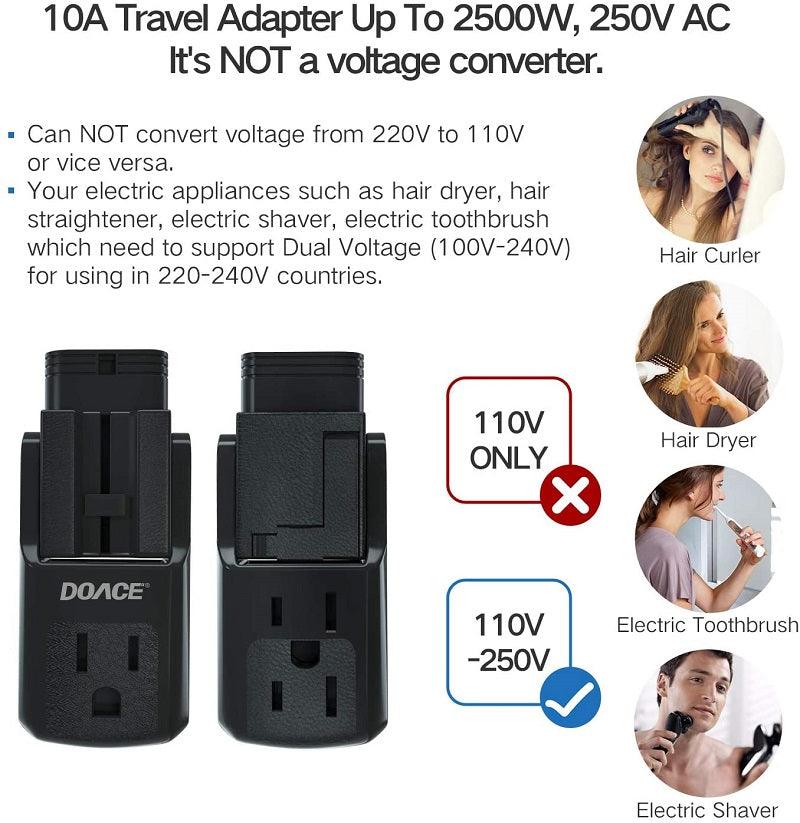 Wholesale DOACE Ace3 Travel Adapter - DOACE Direct